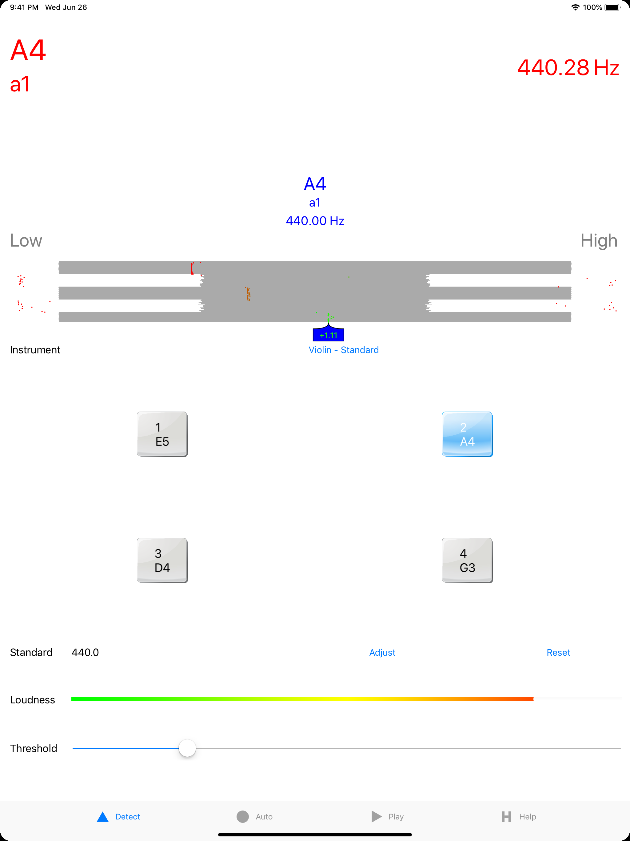 Violin Family Tuner screenshot 5