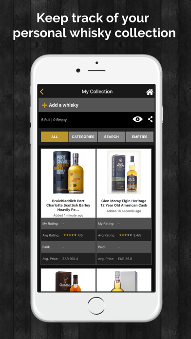 Whizzky Whisky Scanner Screenshot 4 - AppWisp.com Whizzky Whisky Scanner Screenshot 4 - AppWisp.com