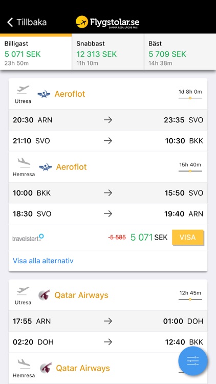 Flygstolar.se - Flyg & Hotell