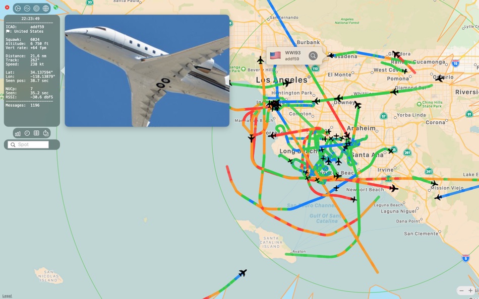#8. ADS-B Radar (macOS) 由: Jan Nutbroek