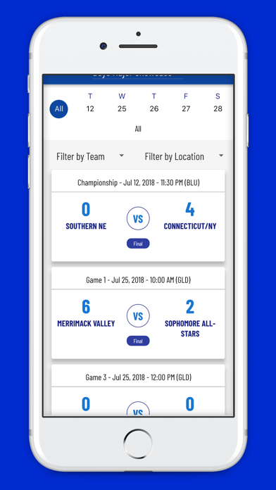 HNIB iPhone screenshot 3 - Sports app