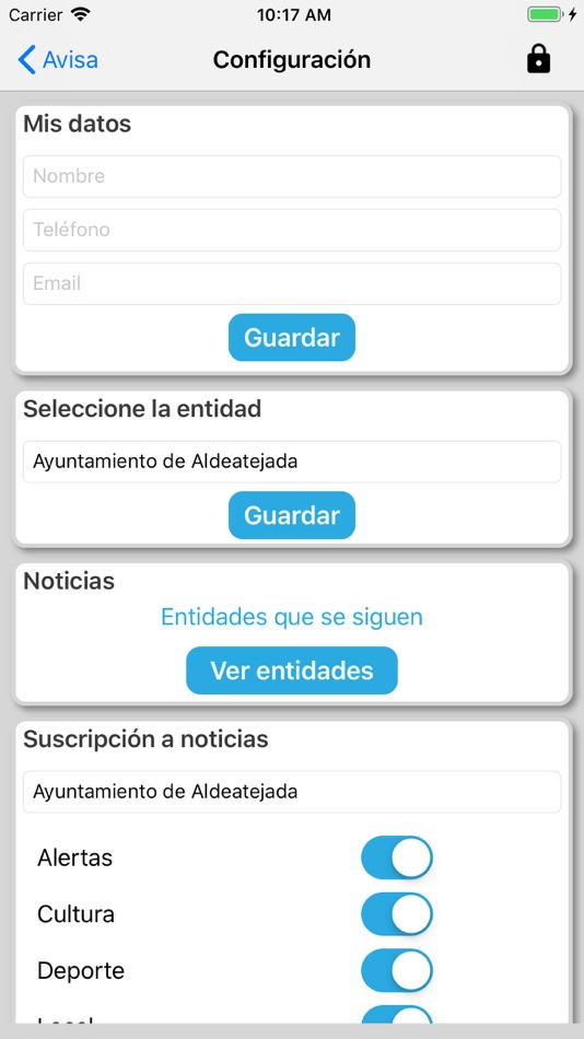 #8. CGB Avisa (iOS) Podle: CGB Informática SL