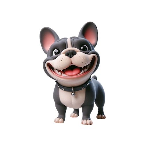 Happy French Bulldog Stickers icon