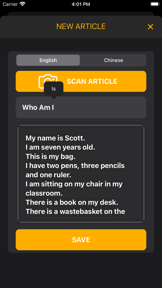 #8. Dictation - Scan and Speak (iOS) 게시자: Tsz Poon