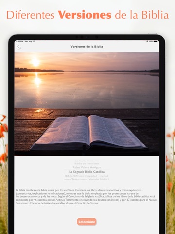 Santa Biblia Reina Valera 1960 iPad screenshot