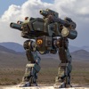 World Of Robots. Online action icon