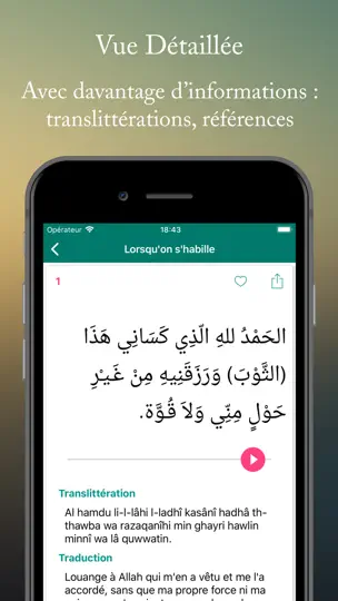 Capture d'écran de Invocations Quotidiennes sur iPhone 3