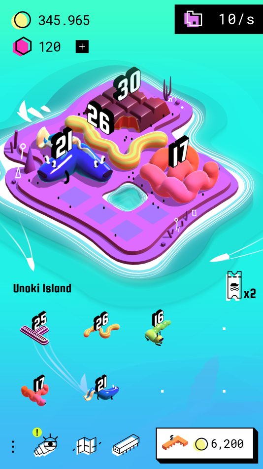 #6. Griddie Islands (iOS) 由: Pomelo Games