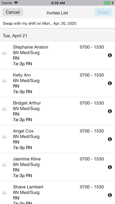 Cerner Staff Manager Screenshot