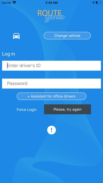 RouteGenie Driver App