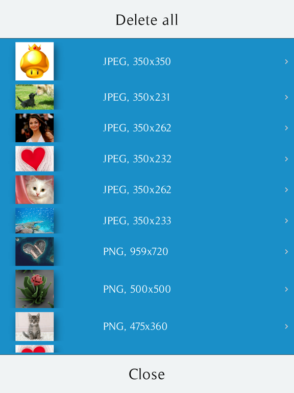 Image Convertr iPad screenshot