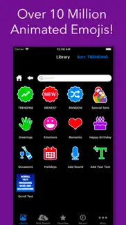 fun animations - mms texting iPhone Captures Décran 3
