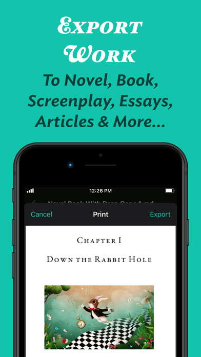 JotterPad - Novel, Screenplay Screenshot