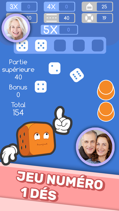 Screenshot #1 pour Dice Clubs® Yam - Yatzy