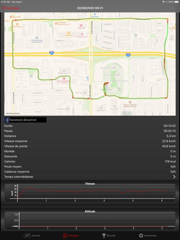 Screenshot #5 pour Fitmeter Bike - cyclisme