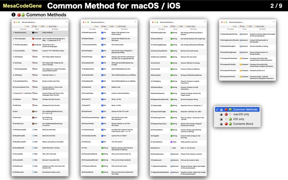 #3. MesaCodeGene (macOS) By: Hirofumi Kuramoto