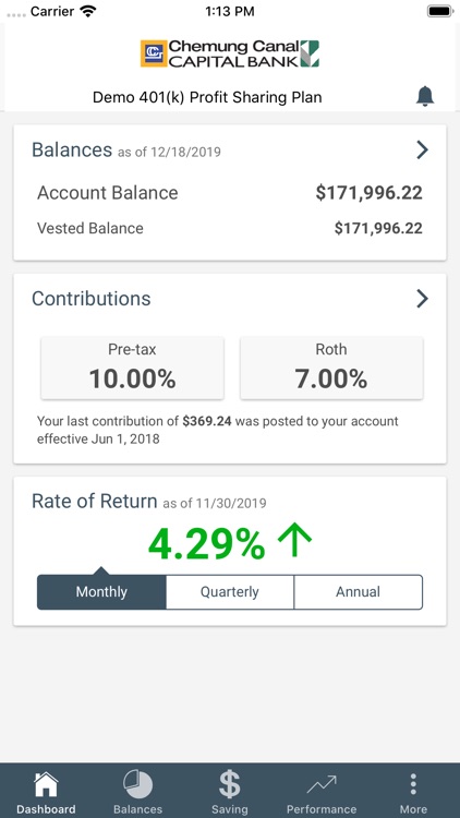 Chemung Canal Retirement App