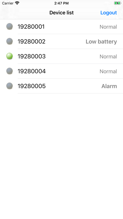 App screenshot