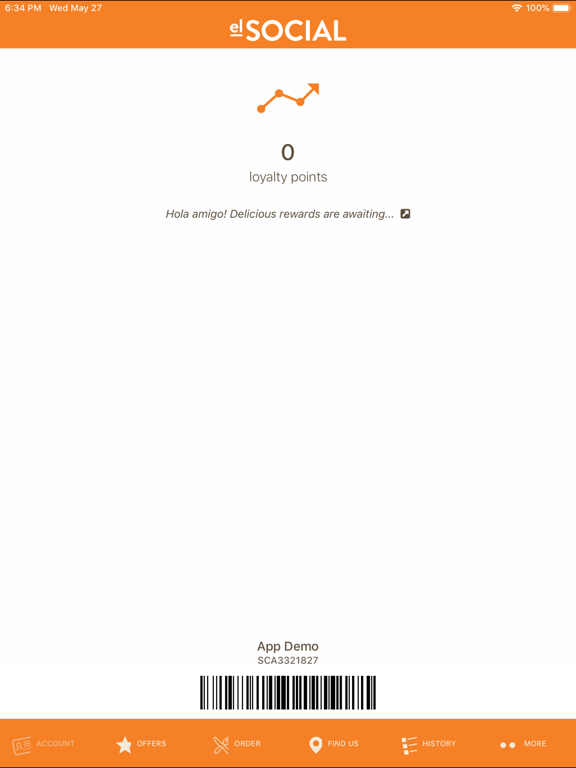 San Churro EL SOCIAL iPad screenshot 2