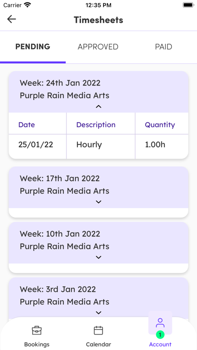 myTP Work Screenshot