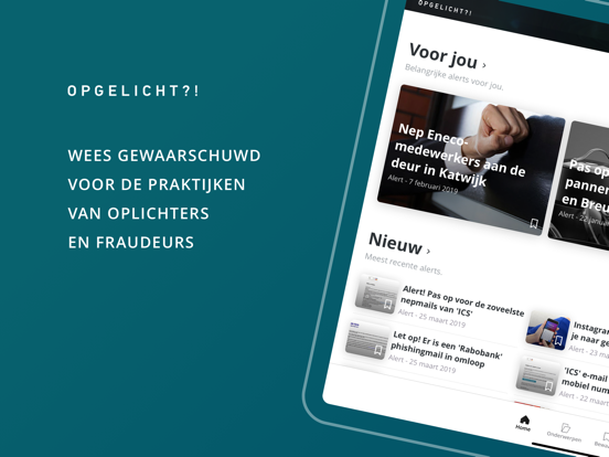 Opgelicht?! iPad app afbeelding 1