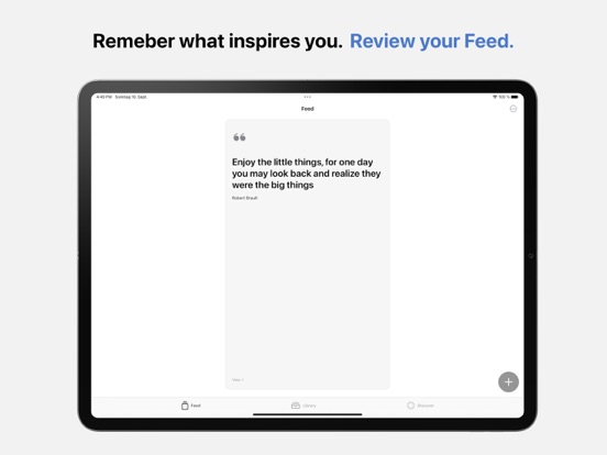 Thoughts - Quotes Manager iPad app afbeelding 3
