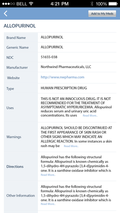 Screenshot #3 pour Pill Identifier and Drug List