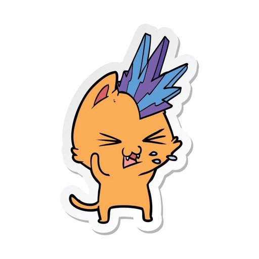 Punk Kitten Stickers