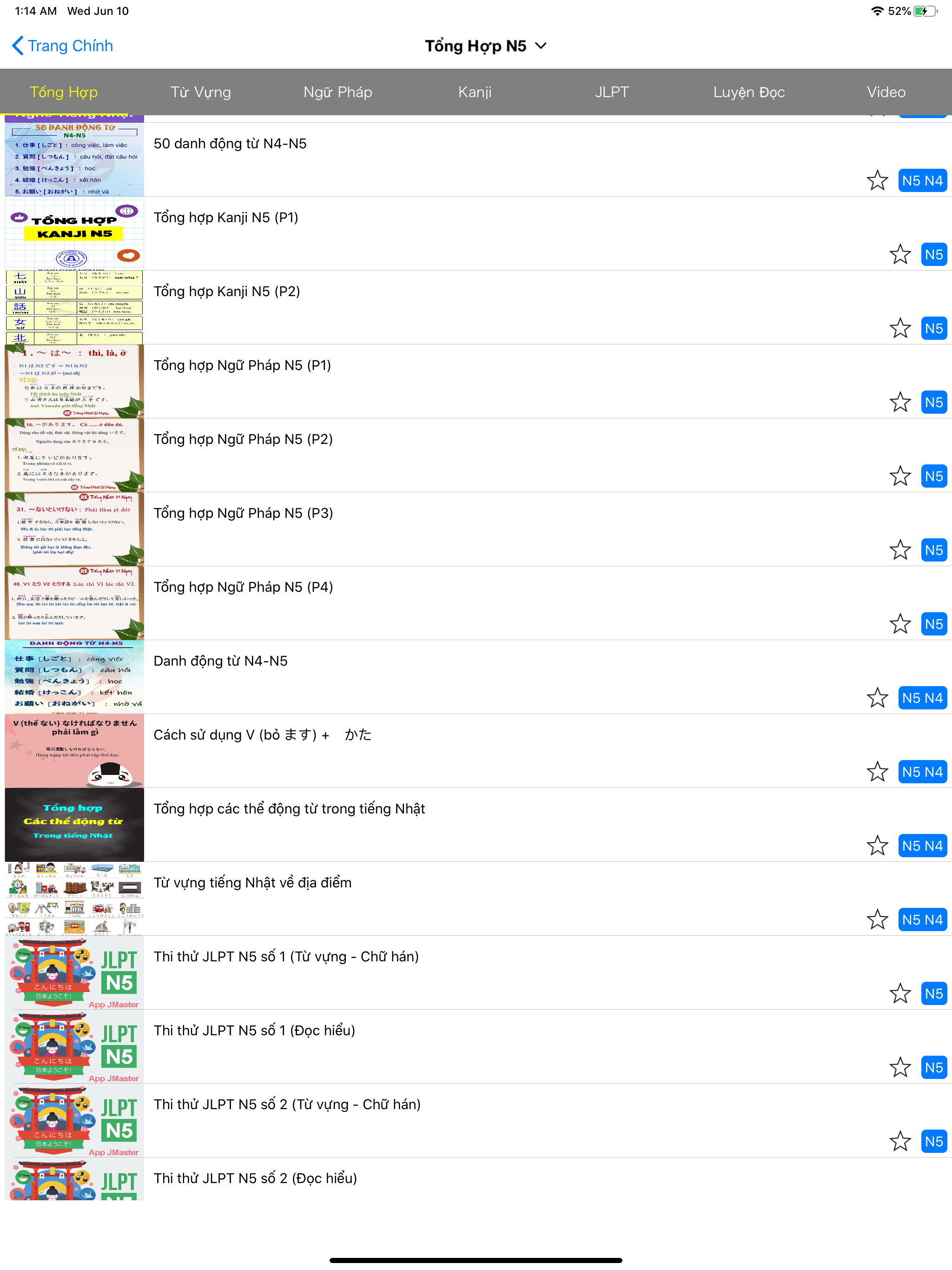 Học tiếng Nhật Minna A-Z JMina screenshot 13