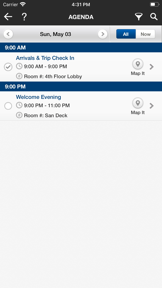Raymond James Meetings screenshot