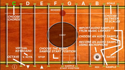 Screenshot #1 pour harpSampler