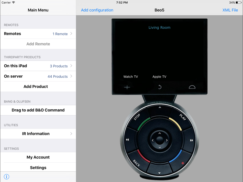#1. Beo5/6 ThirdParty Configurator (iOS) 由: Jacob Rungwald