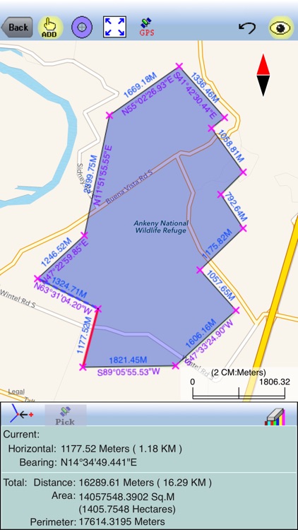 Area - Distance