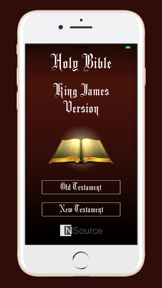 KJV Bible. King James Version. screenshot
