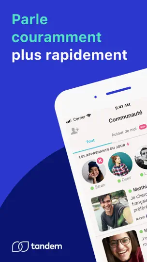 Capture d'écran de Tandem : Pratique Tes Langues sur iPhone 1