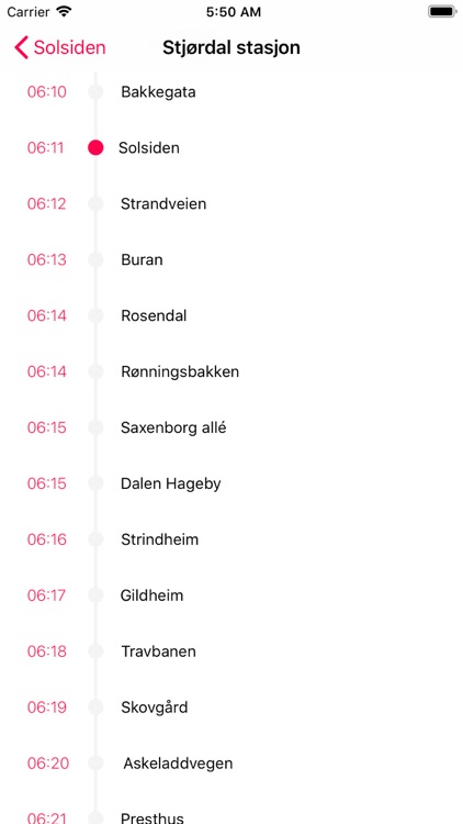 Sanntidsappen screenshot-3
