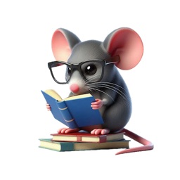 Reading Mouse Stickers