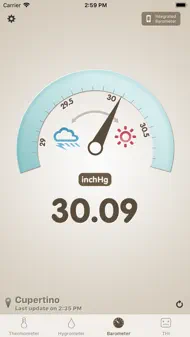 Thermo-hygrometer iphone resimleri 3