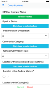 Pipeline Info Mgmt Mapping screenshot