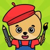 Drawing for kids: doodle games icon