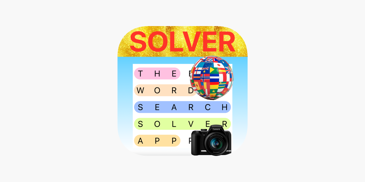 Collection of top AI word search solver apps on smartphone and tablet screens