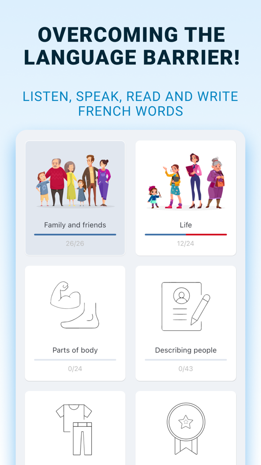 #1. Learning French for Beginners (iOS) Podle: Mobiteach.ltd