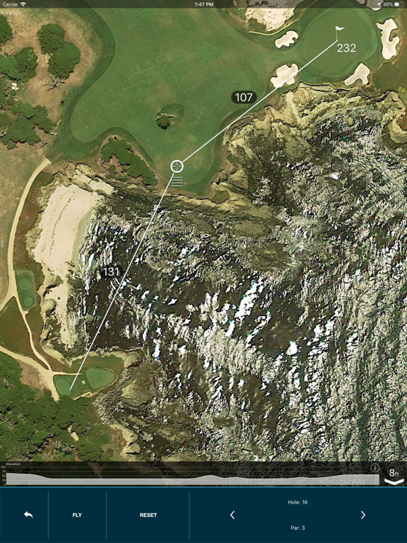 Screenshot #4 pour Golf Pad GPS Range Finder