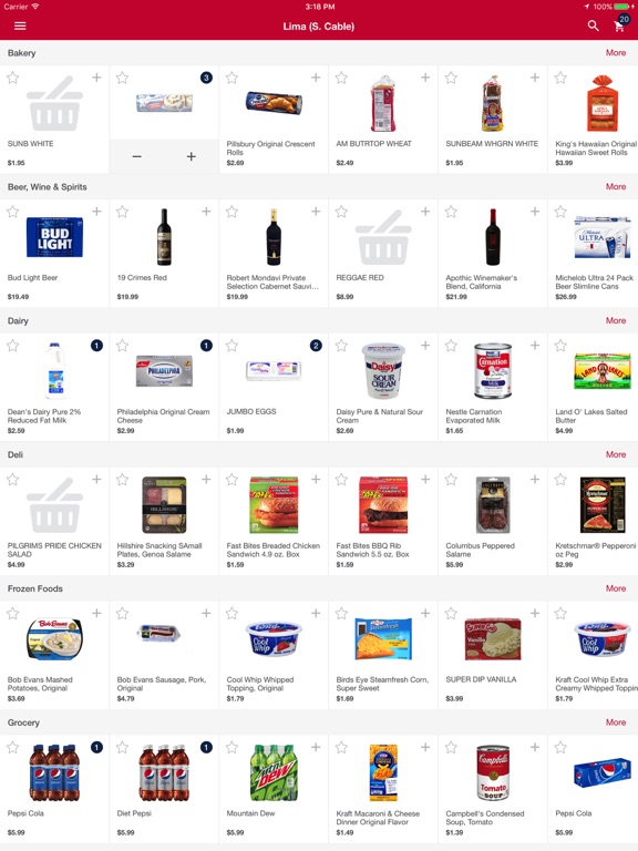 Chief Markets iPad screenshot 5 - Shopping app