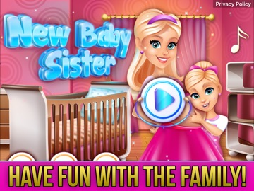 New Baby Sister: Mommy Games iPad screenshot