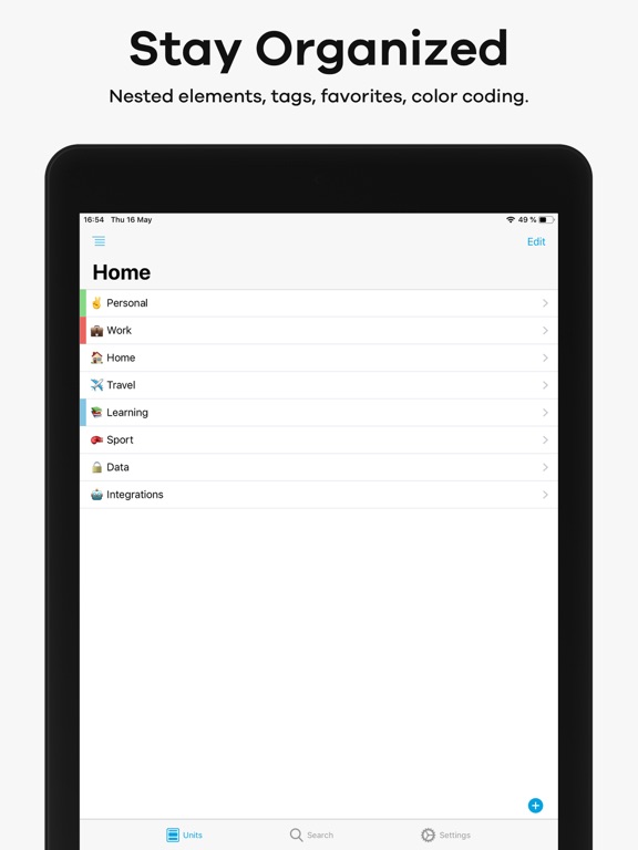 Screenshot #5 pour Notes, Tâches et Organisateur