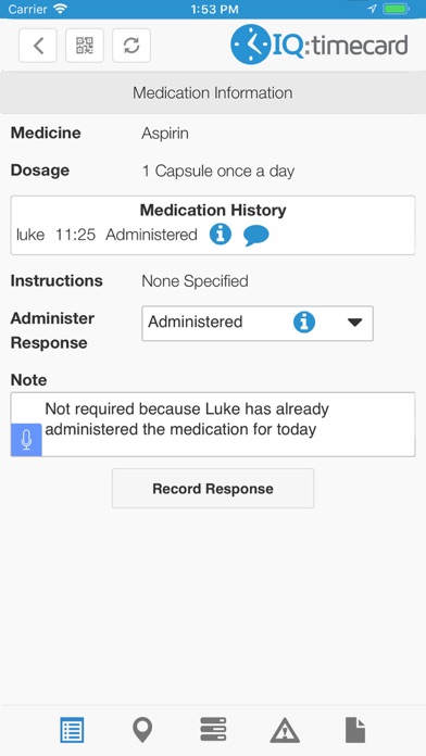 IQTimecard Screenshot