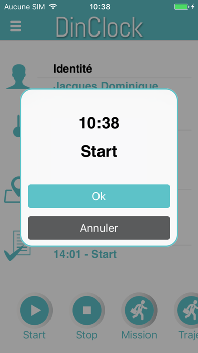 Screenshot #2 pour DinClock mobile