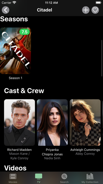 The Movie App, Movies, TV Show Screenshot