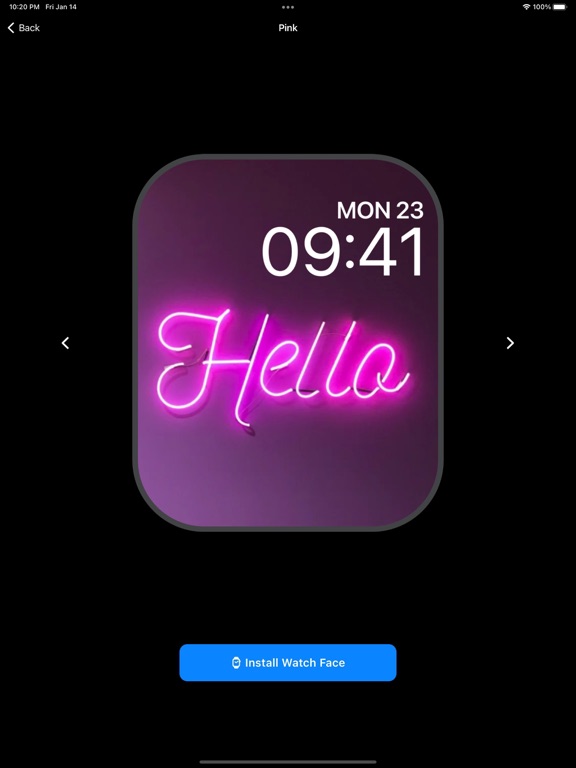 Watch Faces Gallery for iWatch iPad screenshot 8 - Lifestyle app